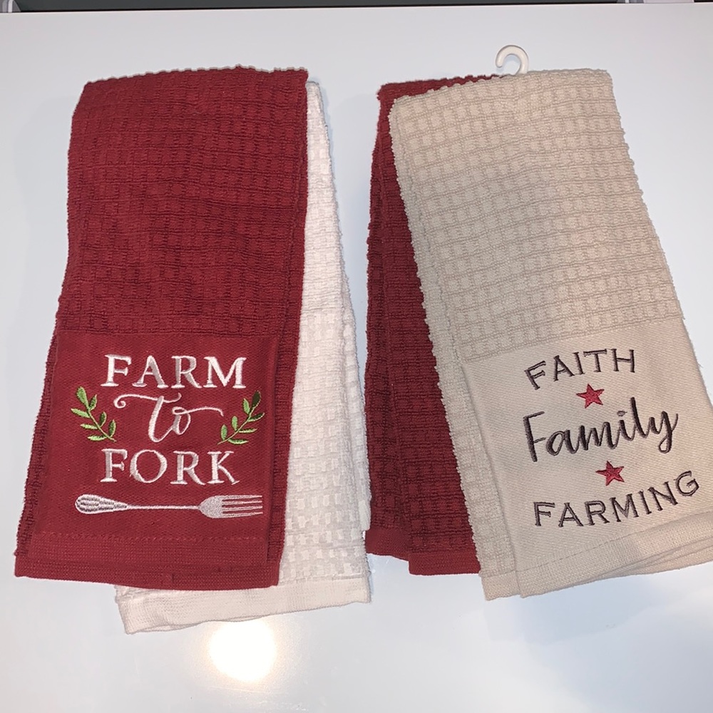 2 Packs of Brand New Dish Towels